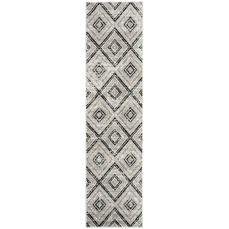 Safavieh 2 x 4 ft. Skyler 120J Power Loomed Accent Area Rug Grey & Black SKY120J-24